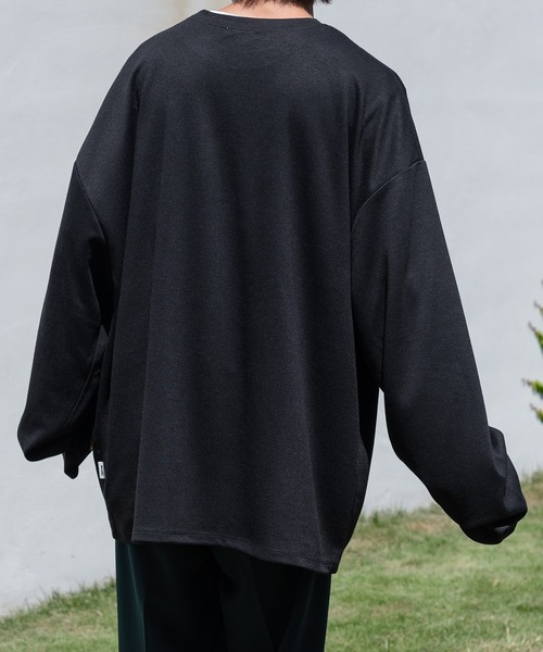 Perushu（ペルーシュ）の「【1周年記念アイテム】フラワー刺繍ビッグロンT（Tシャツ/カットソー・メンズ・ホワイト/ブラック/ダークパープル・MEDIUM/LARGE）」の16枚目の写真