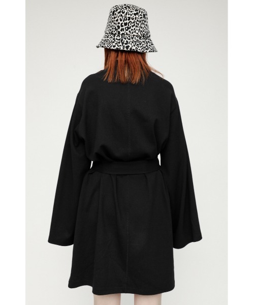 SLY（スライ）の「FLARE SLEEVE CUT OP/フレアスリーブカットワンピース（ワンピース・レディース・アイボリー/ブラック/グレー・FREE）」の4枚目の写真