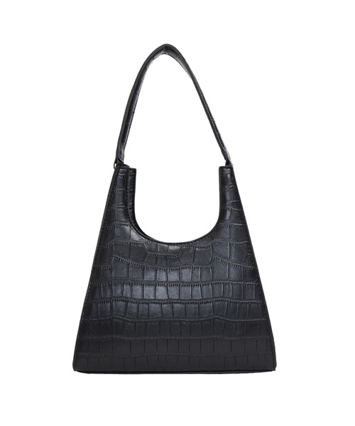 BLUEEAST（ブルーイースト）の「クロコ調フェイクレザーハンドバッグ（ハンドバッグ・レディース・ブラック/ブラウン・FREE）」の9枚目の写真