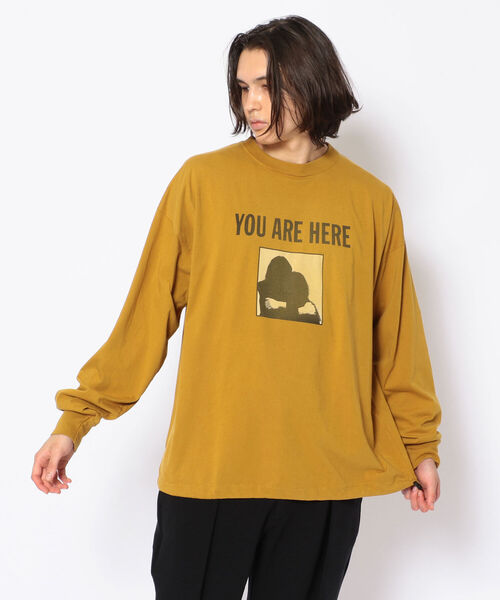 REMI RELIEF(レミレリーフ) 別注ロンT裾ドローコード YOU ARE HERA