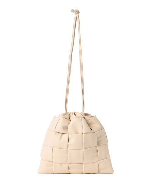 SLOW × BEAMS / 別注 巾着　メンズ　レディース　レザー BEAMS JAPAN（ビームス ジャパン）【別注】sasicco / 巾着（バッグ