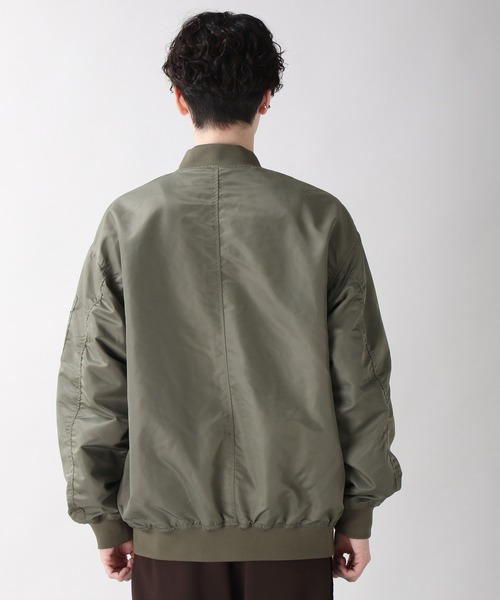 RAGEBLUE（レイジブルー）の「ビッグシルエット/MA-1ブルゾン/214734