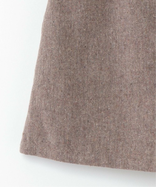 ikka（イッカ）の「【キッズ】ツイード風切り替えラップキュロット（100~160cm）（スカート・キッズ・ブラック/イエロー・120/130/150/160/100/110/140）」の8枚目の写真