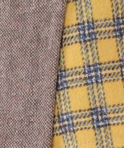 ikka（イッカ）の「【キッズ】ツイード風切り替えラップキュロット（100~160cm）（スカート・キッズ・ブラック/イエロー・120/130/150/160/100/110/140）」の12枚目の写真