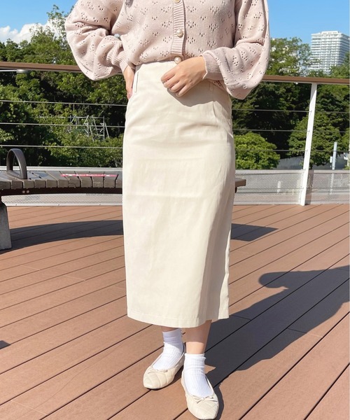 apres jour(アプレジュール)の「アソートナロースカート【ZOZOTOWN限定アイテム】(スカート・レディース・ライトブラウン/ブラウン系その他/アイボリー/ブラック・X-LARGE/フリー)」の5枚目の写真