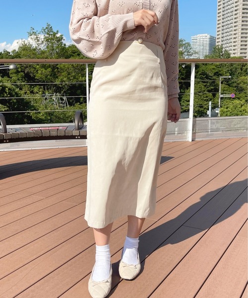 apres jour(アプレジュール)の「アソートナロースカート【ZOZOTOWN限定アイテム】(スカート・レディース・ライトブラウン/ブラウン系その他/アイボリー/ブラック・X-LARGE/フリー)」の6枚目の写真