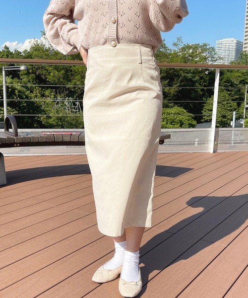 apres jour(アプレジュール)の「アソートナロースカート【ZOZOTOWN限定アイテム】(スカート・レディース・ライトブラウン/ブラウン系その他/アイボリー/ブラック・X-LARGE/フリー)」の7枚目の写真