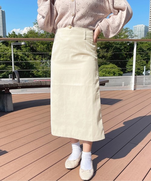 apres jour(アプレジュール)の「アソートナロースカート【ZOZOTOWN限定アイテム】(スカート・レディース・ライトブラウン/ブラウン系その他/アイボリー/ブラック・X-LARGE/フリー)」の8枚目の写真