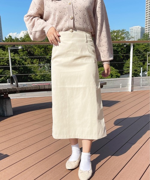 apres jour(アプレジュール)の「アソートナロースカート【ZOZOTOWN限定アイテム】(スカート・レディース・ライトブラウン/ブラウン系その他/アイボリー/ブラック・X-LARGE/フリー)」の9枚目の写真