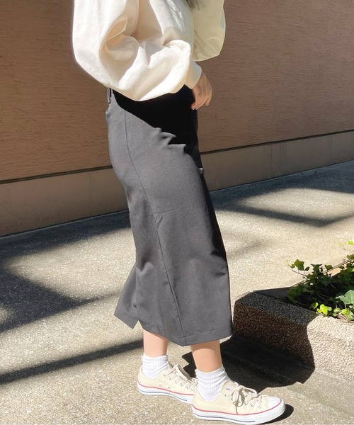 apres jour(アプレジュール)の「アソートナロースカート【ZOZOTOWN限定アイテム】(スカート・レディース・ライトブラウン/ブラウン系その他/アイボリー/ブラック・X-LARGE/フリー)」の15枚目の写真