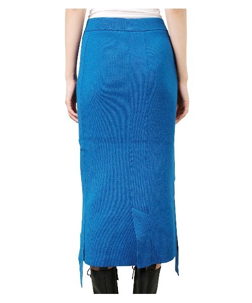 LE CIEL BLEU(ルシェルブルー)の「Wool Smooth Skirt(スカート・レディース・ライトグレー/ブラック/レッド/ブルー・36)」の8枚目の写真