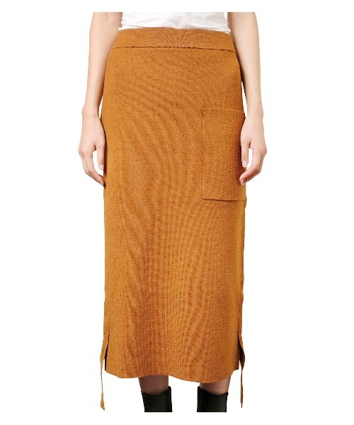 LE CIEL BLEU(ルシェルブルー)の「Wool Smooth Skirt(スカート・レディース・ライトグレー/ブラック/レッド/ブルー・36)」の6枚目の写真