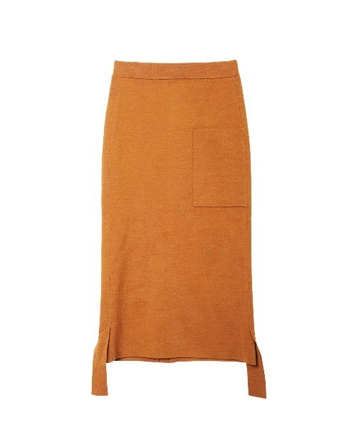 LE CIEL BLEU(ルシェルブルー)の「Wool Smooth Skirt(スカート・レディース・ライトグレー/ブラック/レッド/ブルー・36)」の12枚目の写真