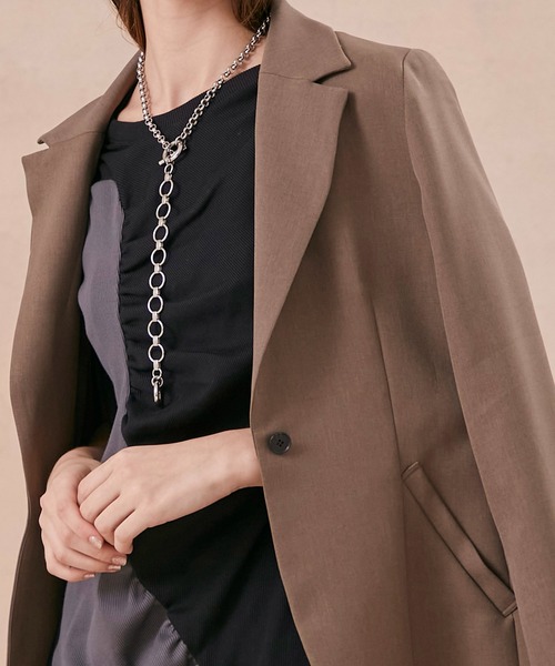 PUBLIC TOKYO（パブリックトウキョウ）の「ラリエットチェーン2WAYネックレス（ネックレス・レディース・シルバー/ゴールド・FREE）」の14枚目の写真