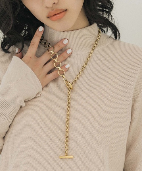 PUBLIC TOKYO（パブリックトウキョウ）の「ラリエットチェーン2WAYネックレス（ネックレス・レディース・シルバー/ゴールド・FREE）」の16枚目の写真