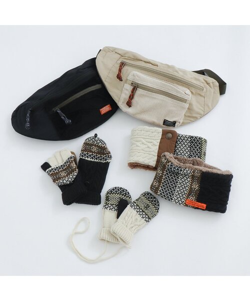 BREEZE（ブリーズ）の「ジャガードニットネックウォーマー（ネックウォーマー/スヌード・キッズ・ブラック/アイボリー・SMALL/MEDIUM）」の3枚目の写真