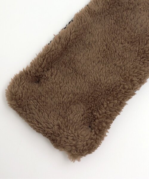 BREEZE（ブリーズ）の「ジャガードニットネックウォーマー（ネックウォーマー/スヌード・キッズ・ブラック/アイボリー・SMALL/MEDIUM）」の7枚目の写真