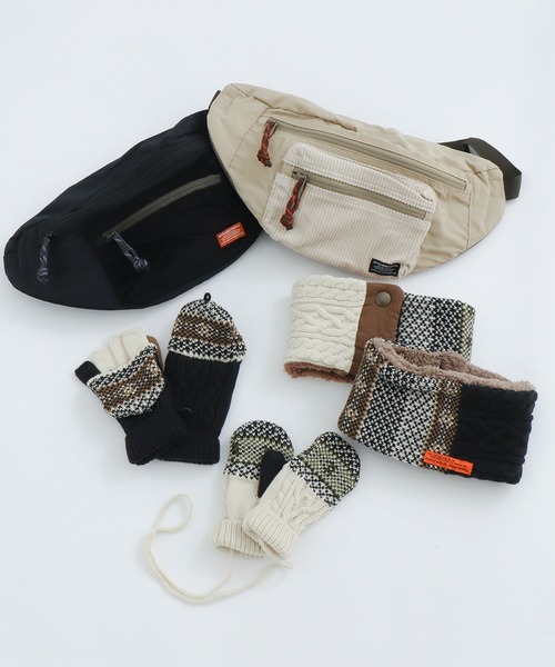 BREEZE（ブリーズ）の「ジャガードニットネックウォーマー（ネックウォーマー/スヌード・キッズ・ブラック/アイボリー・SMALL/MEDIUM）」の10枚目の写真