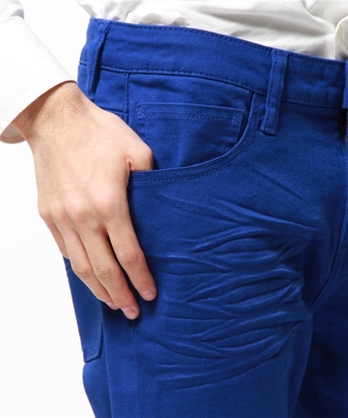 VENCEEXCHANGE（ヴァンスエクスチェンジ）の「ストレッチツイルスキニーパンツ            （その他パンツ・メンズ・オフホワイト/ロイヤルブルー・SMALL/LARGE/MEDIUM）」の10枚目の写真