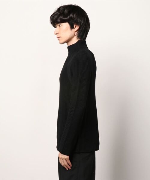 イタリア製 ゼニア ZEGNA リネン混コットン モックネックニット XS イタリア製 ゼニア ZEGNA リネン混コットン モックネックニット