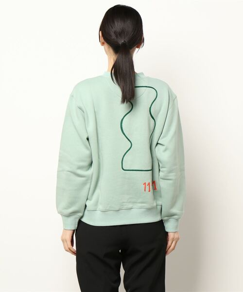 MADEMOISELLE ROPE'(マドモアゼル ロペ)の「【KLOKE】フェイススウェット(スウェット・レディース・レンガ/ブルー系その他4・FREE)」の4枚目の写真