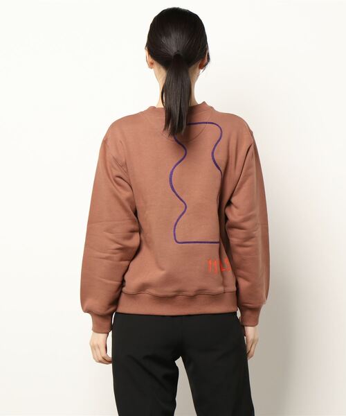 MADEMOISELLE ROPE'(マドモアゼル ロペ)の「【KLOKE】フェイススウェット(スウェット・レディース・レンガ/ブルー系その他4・FREE)」の5枚目の写真