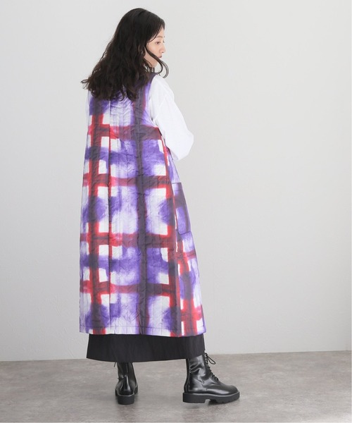 STUSSY(ステューシー)の「【STUSSY / ステューシー】Blurry Quilted Dress(ワンピース・レディース・パープル・FREE)」の4枚目の写真