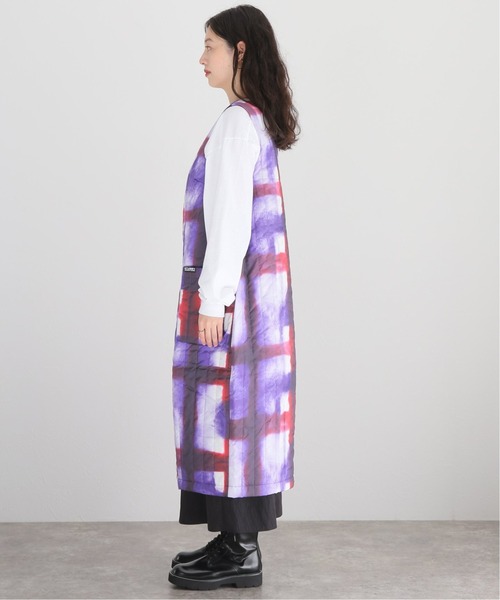 STUSSY(ステューシー)の「【STUSSY / ステューシー】Blurry Quilted Dress(ワンピース・レディース・パープル・FREE)」の6枚目の写真