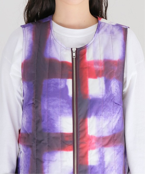 STUSSY(ステューシー)の「【STUSSY / ステューシー】Blurry Quilted Dress(ワンピース・レディース・パープル・FREE)」の8枚目の写真