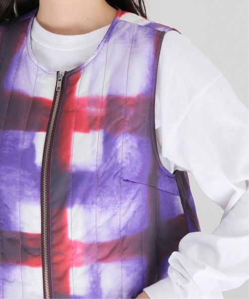 STUSSY(ステューシー)の「【STUSSY / ステューシー】Blurry Quilted Dress(ワンピース・レディース・パープル・FREE)」の10枚目の写真