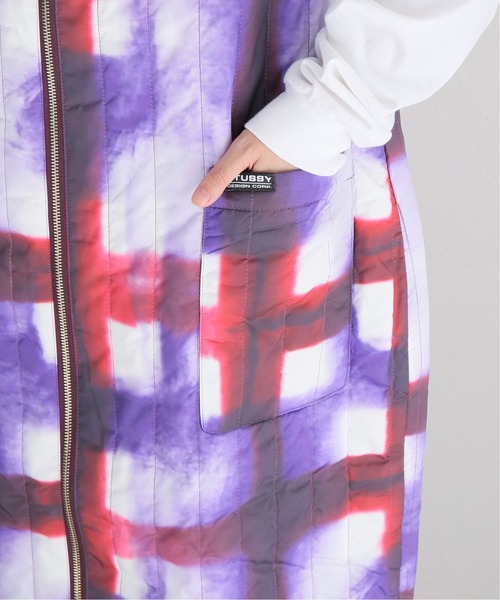 STUSSY(ステューシー)の「【STUSSY / ステューシー】Blurry Quilted Dress(ワンピース・レディース・パープル・FREE)」の11枚目の写真