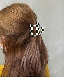 apres jour mignon | 【apresjour mignon×ARIAZ】フラッグチェックヘアクリップ(バレッタ/ヘアクリップ)