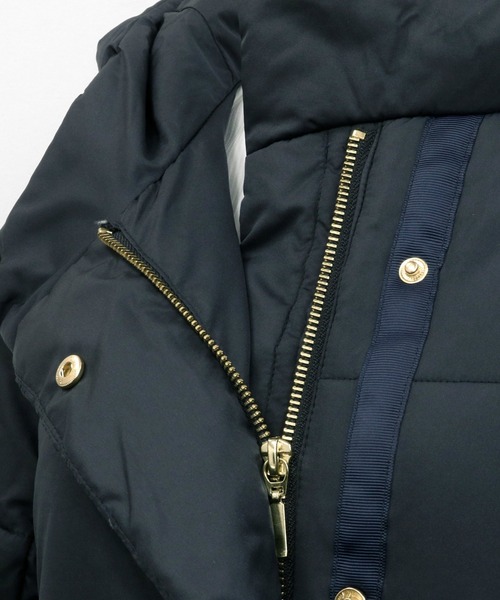 TOKYO SHIRTS(トウキョウシャツ)の「ファイバーダウン(ダウンジャケット/コート・レディース・ネイビー/アイボリー/マスタード/カーキ・M/L)」の6枚目の写真