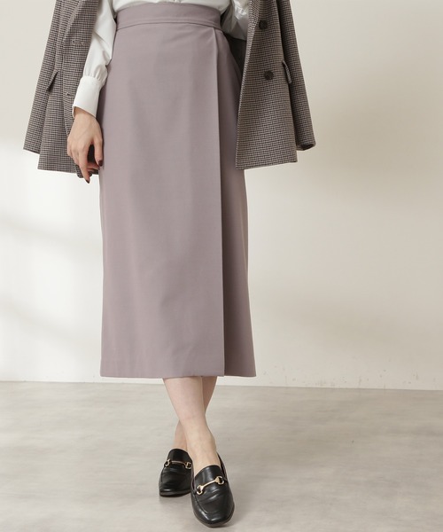 N.(N. Natural Beauty Basic)(エヌエヌナチュラルビューティーベーシック)の「【S Size Line】◆キモウラップスカート(スカート・レディース・グレー/モカ/レッド系・SMALL/MEDIUM)」の18枚目の写真