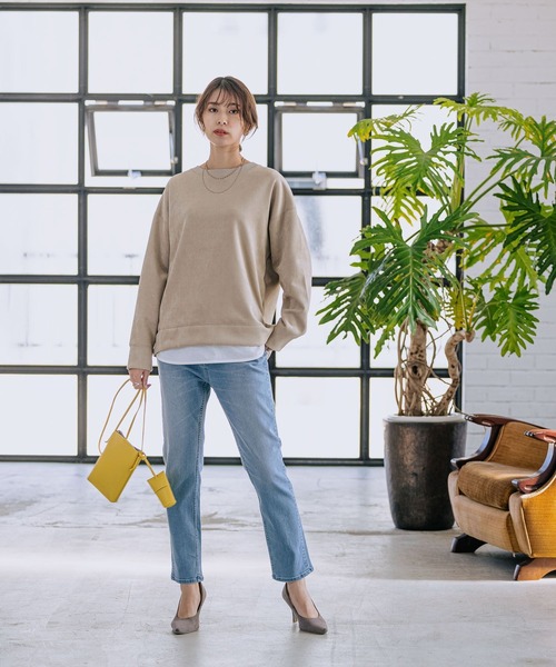 BAYFLOW(ベイフロー)の「【BAYFLOW DENIM】ハイウエストテーパード(デニムパンツ・レディース・ライトブルー/ブラック/グレー/オフホワイト/ブルー・24inch/25inch/26inch/23inch/22inch)」の19枚目の写真