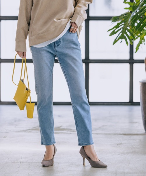 BAYFLOW(ベイフロー)の「【BAYFLOW DENIM】ハイウエストテーパード(デニムパンツ・レディース・ライトブルー/ブラック/グレー/オフホワイト/ブルー・24inch/25inch/26inch/23inch/22inch)」の22枚目の写真