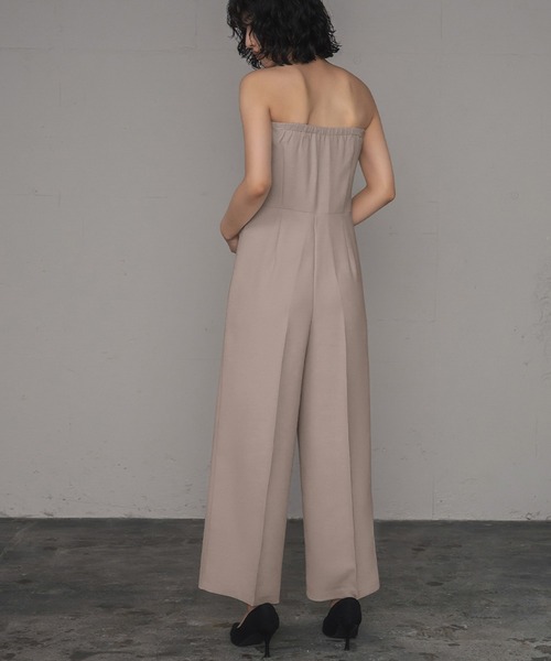 セール】ノーカラージャケット・オールインワン セットアップ パンツ