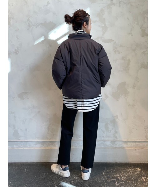 BEARDSLEY（ビアズリー）の「パギンスよりゆとりのあるシルエット ダンボールテーパードパンツ（その他パンツ・レディース・ホワイト/ブラック・FREE）」の21枚目の写真