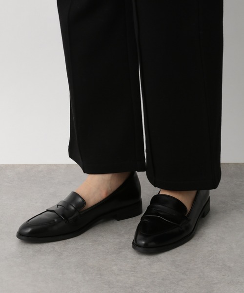 LEPSIM（レプシィム）の「マタニティ／センターピンタックフレアパンツ　258075（マタニティウェア/グッズ・レディース・ブラック/ブルー/グレイッシュベージュ・FREE）」の12枚目の写真