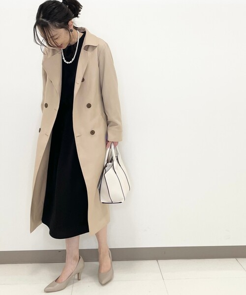 DRESKIP(ドレスキップ)の「◆ショルダ-タックワンピース(ワンピース・レディース・ライトグリーン/ブラック/ベージュ・02/03/04)」の17枚目の写真