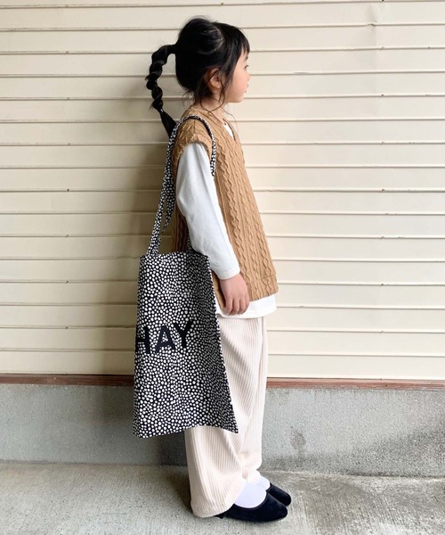 CIAOPANIC TYPY（チャオパニックティピー）の「【KIDS】ケーブルニットドッキングプルオーバー（Tシャツ/カットソー・キッズ・チャコールグレー/ベージュ/アイボリー・MEDIUM/XX-LARGE/X-LARGE/LARGE/SMALL）」の13枚目の写真