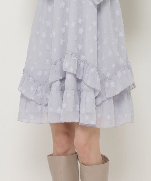 WILLSELECTION（ウィルセレクション）の「【星来コラボ】スタージャガードフリルミニワンピース（ワンピース・レディース・ライトグレー/ブラック/ネイビー・MEDIUM）」の11枚目の写真