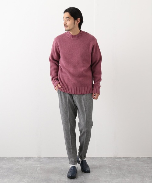 EDIFICE(エディフィス)の「メランジ ツィード イージーパンツ(その他パンツ・メンズ・ベージュ/グレー/ブラック・MEDIUM/X-LARGE/SMALL/LARGE)」の8枚目の写真