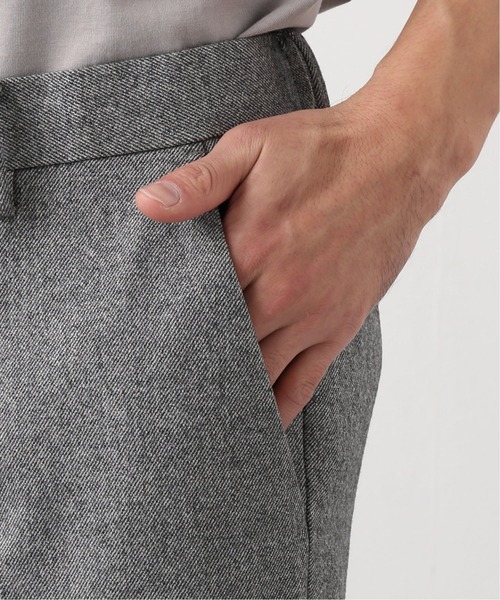 EDIFICE(エディフィス)の「メランジ ツィード イージーパンツ(その他パンツ・メンズ・ベージュ/グレー/ブラック・MEDIUM/X-LARGE/SMALL/LARGE)」の4枚目の写真