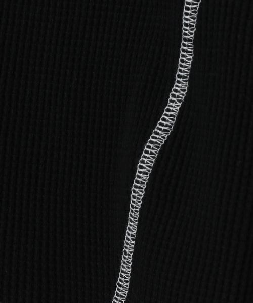 LOWRYS FARM(ローリーズファーム)の「ワッフルステッチプルオーバー 261171(Tシャツ/カットソー・キッズ・ブラック/カーキ/アイボリー・110cm/120cm/130cm/140cm/150cm)」の6枚目の写真