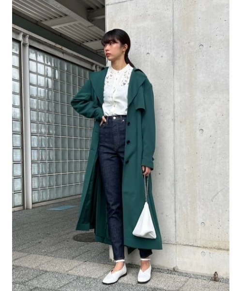 MOUSSY(マウジー)の「ANKLE STRAP FLAT パンプス(パンプス・レディース・オフホワイト/ブラック・MEDIUM/LARGE/SMALL)」の19枚目の写真