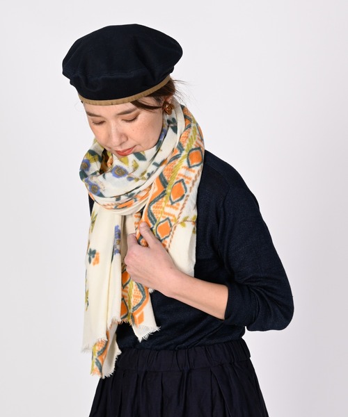 お花畑ストール 45R（フォーティファイブアール）の「フロートのお花畑ストール