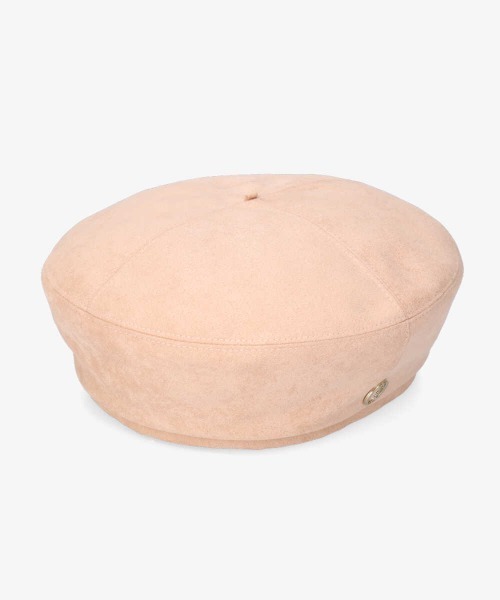 Chapeau d' O(シャポードオー)の「Chapeau d' O Suede Monty Beret(ハンチング/ベレー帽・レディース・ピンク/ベージュ/ブラック・M/57.5cm)」の18枚目の写真