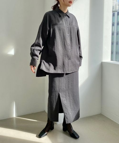 LOWRYS FARM（ローリーズファーム）の「オックスタイトスカート　262697（スカート・レディース・グリーン/ベージュ/ブルー/チャコールグレー・FREE）」の6枚目の写真