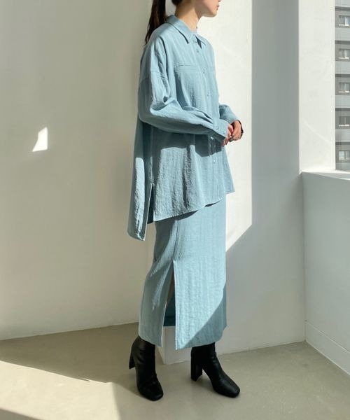 LOWRYS FARM（ローリーズファーム）の「オックスタイトスカート　262697（スカート・レディース・グリーン/ベージュ/ブルー/チャコールグレー・FREE）」の7枚目の写真